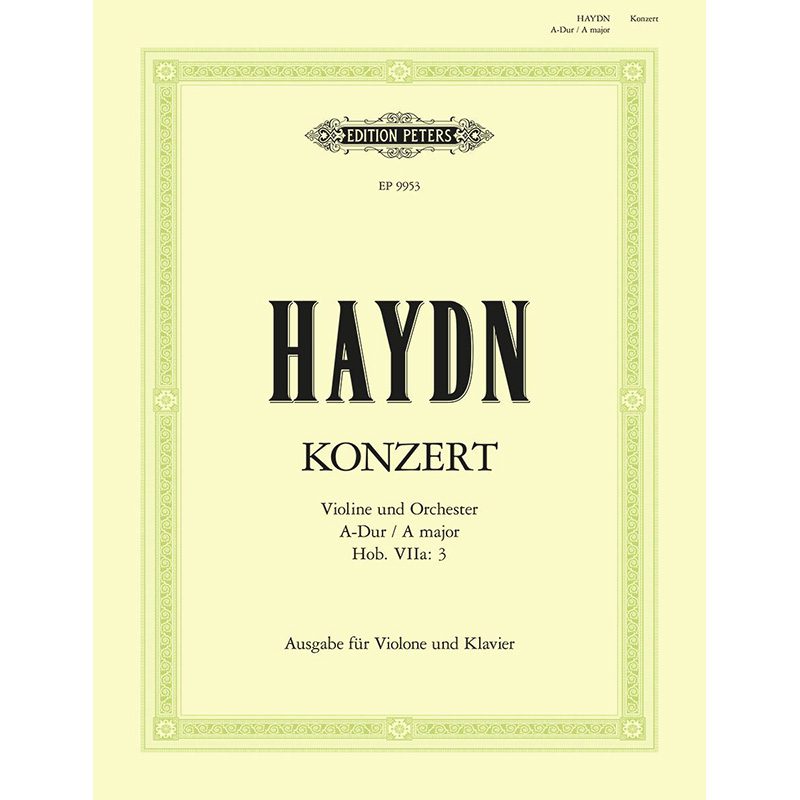 Haydn - Concert In A Major - Hob.VIIe/3 - Viola And Piano