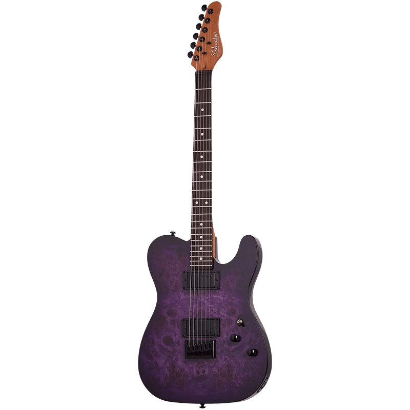 Schecter PT Standard - Purple Burst Burl