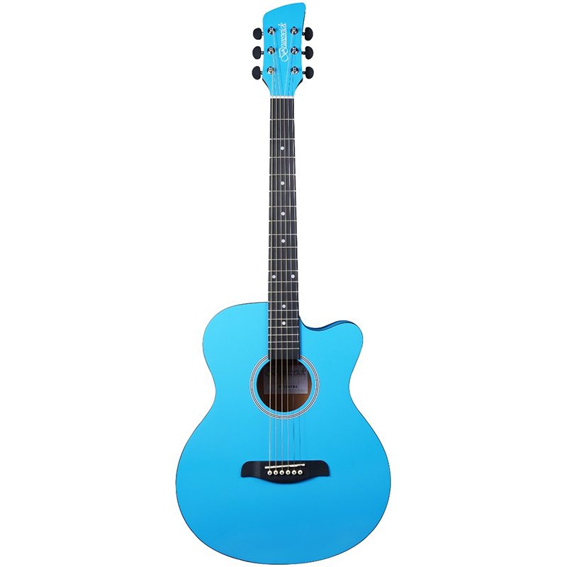Brunswick BF100SBL - Grand Auditorium Cutaway Acoustic Guitar - Sky Blue