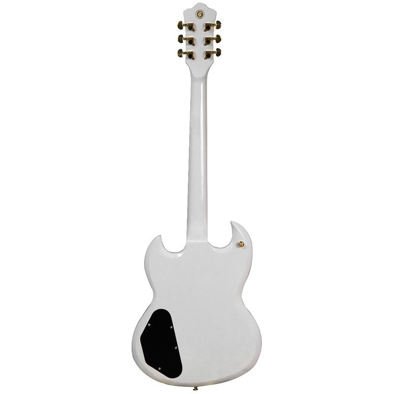 Gould Steelport Electric Guitar - White - Image 4