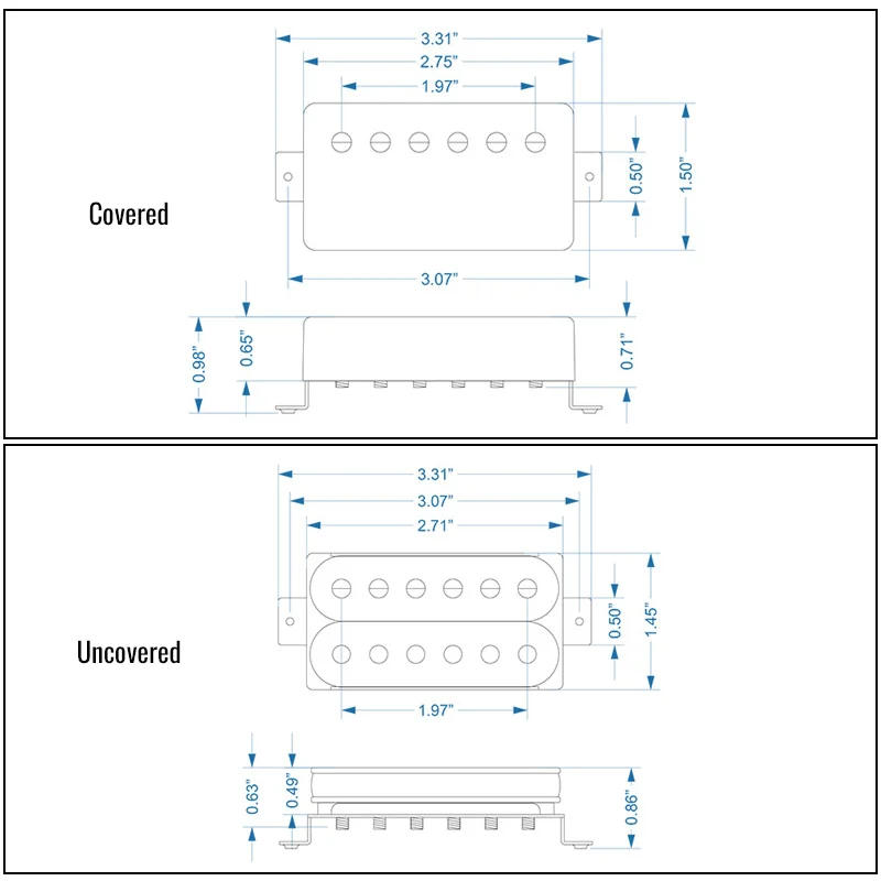 Lollar Imperial Humbucker Pickups Set - Nickel - Image 4