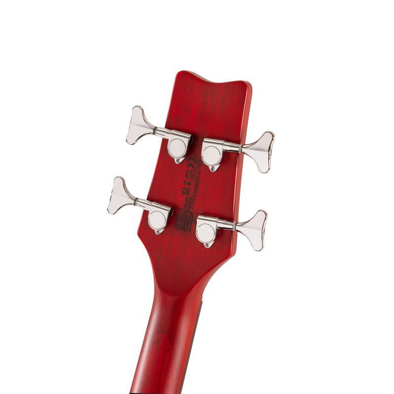 Washburn Scavenger Bass - Wing Series - Trans Red - Image 13