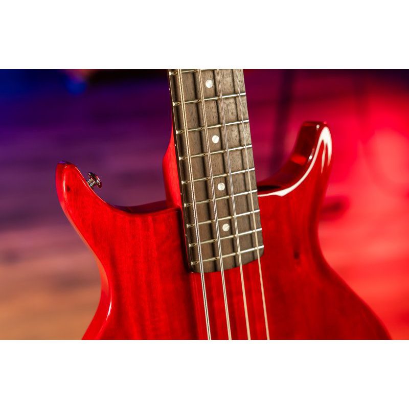 Washburn Scavenger Bass - Wing Series - Trans Red - Image 7