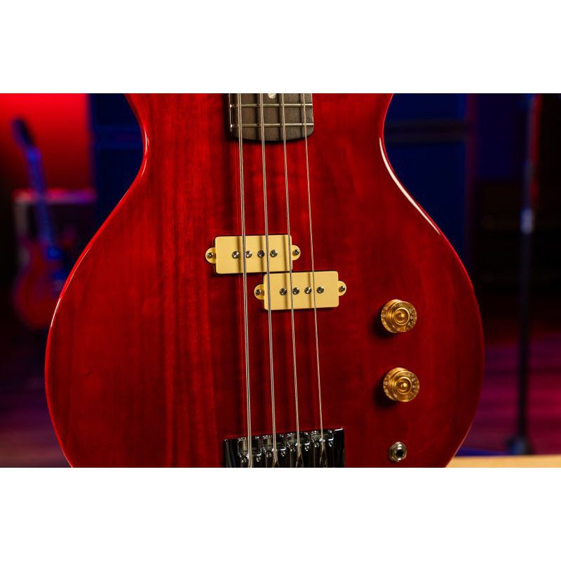 Washburn Scavenger Bass - Wing Series - Trans Red - Image 9