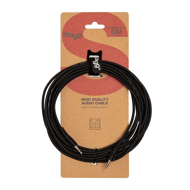 Stagg 6M Stereo Mini Jack Audio Cable Minijack/Minijack