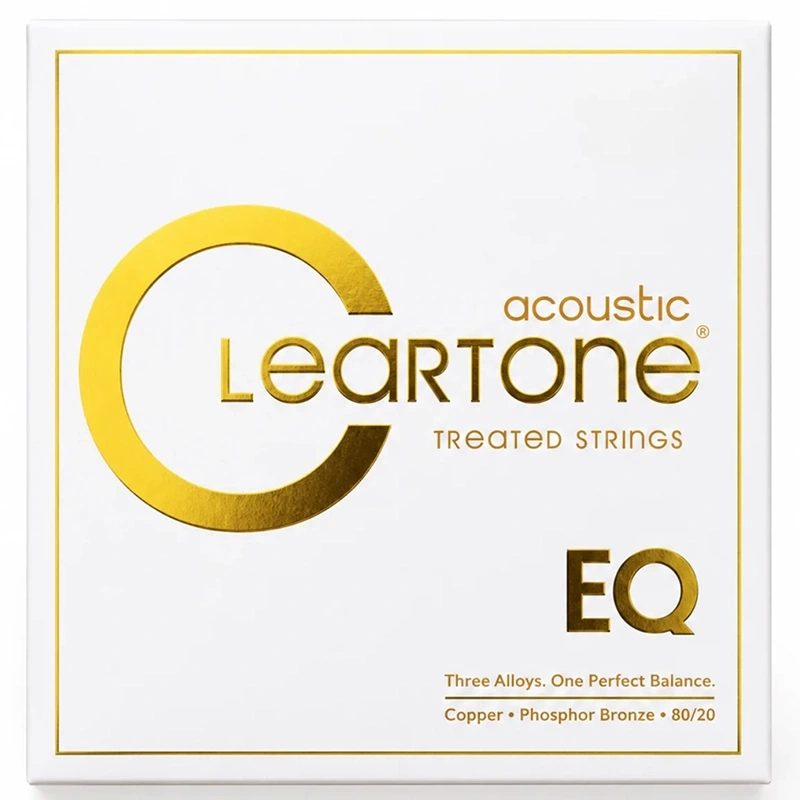 Cleartone EQ Hybrid Metal Acoustic Strings - Custom Light .11-.52