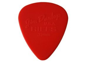 Dunlop Riffs Picks .73mm - Red - Set of 6