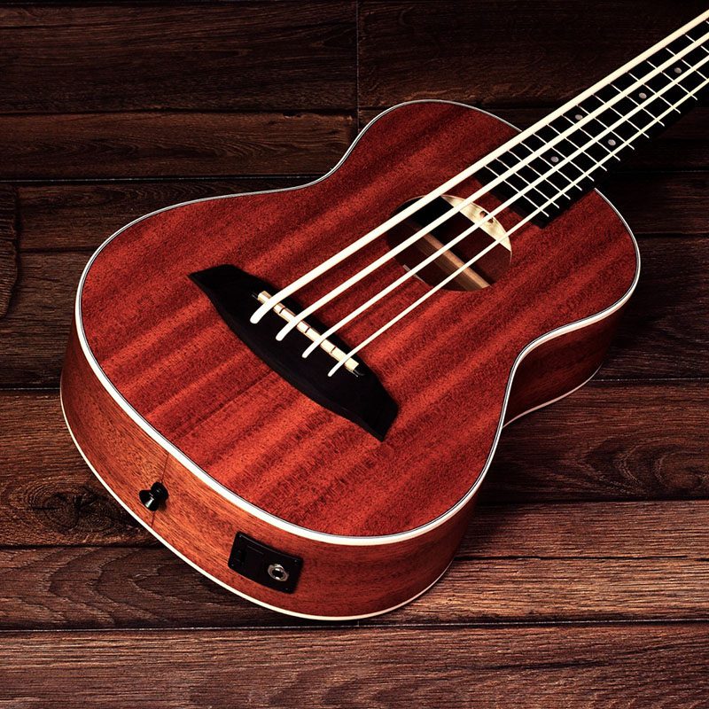 Barnes & Mullins BMUKB1 Bass Ukulele - Mahogany - Image 5