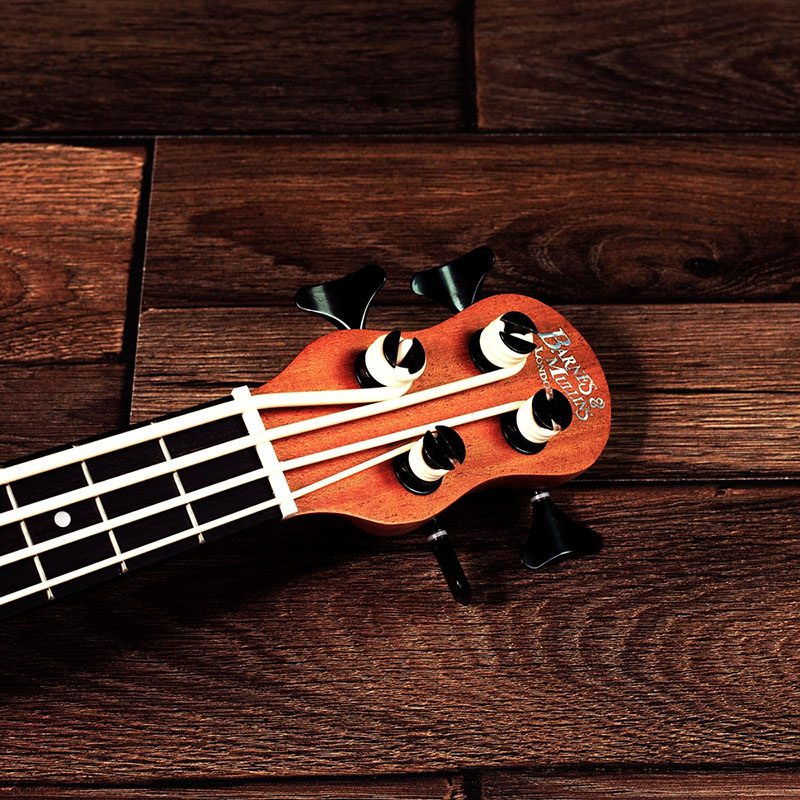 Barnes & Mullins BMUKB1 Bass Ukulele - Mahogany - Image 4