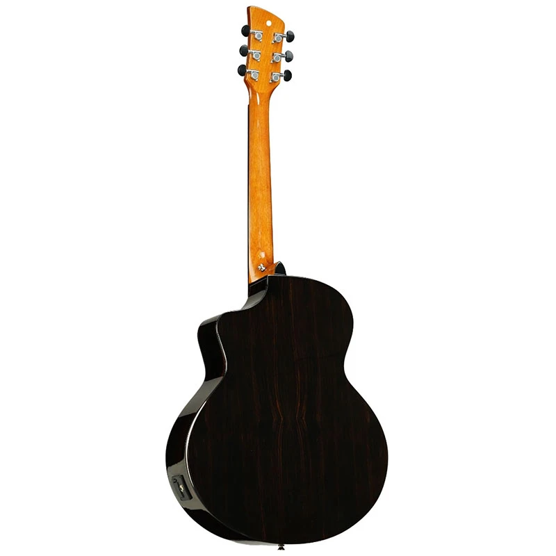 Brunswick BTK60 - Grand Auditorium Cutaway Electro Acoustic Guitar - Ebony - Image 5