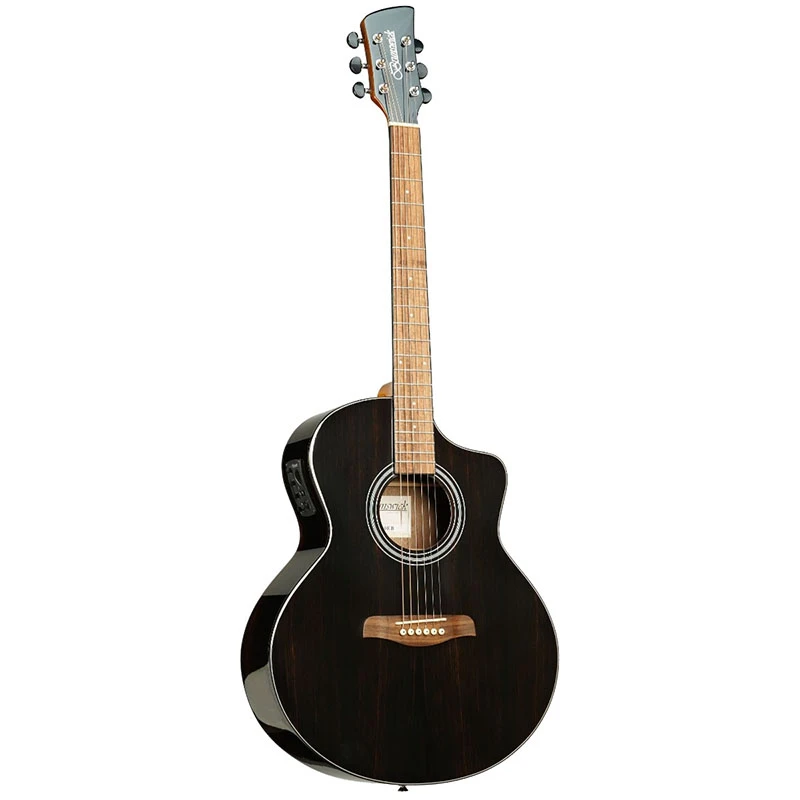 Brunswick BTK60 - Grand Auditorium Cutaway Electro Acoustic Guitar - Ebony