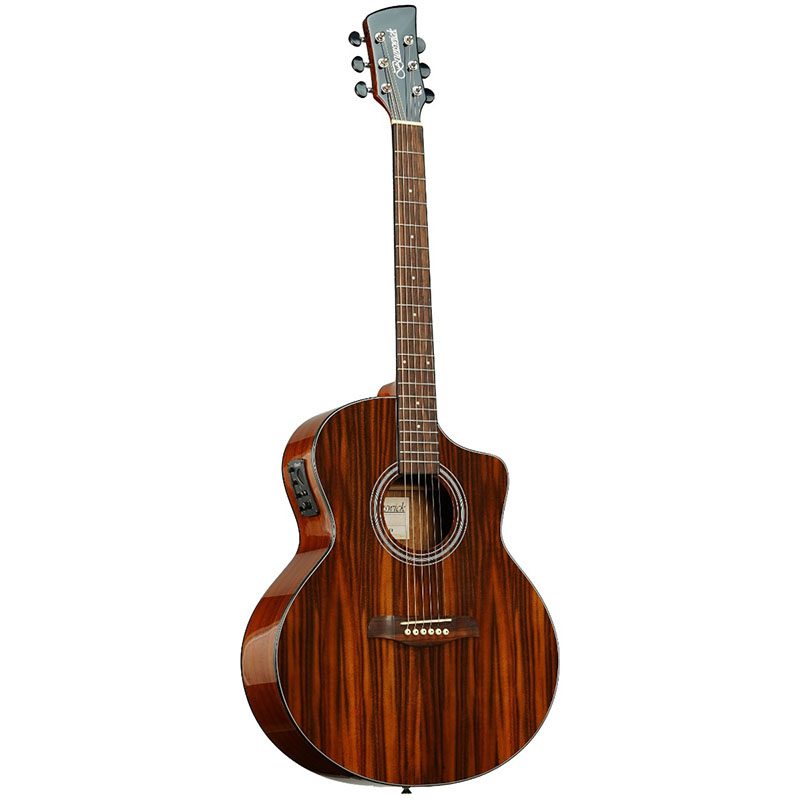 Brunswick BTK60 - Grand Auditorium Cutaway Electro Acoustic Guitar - Koa