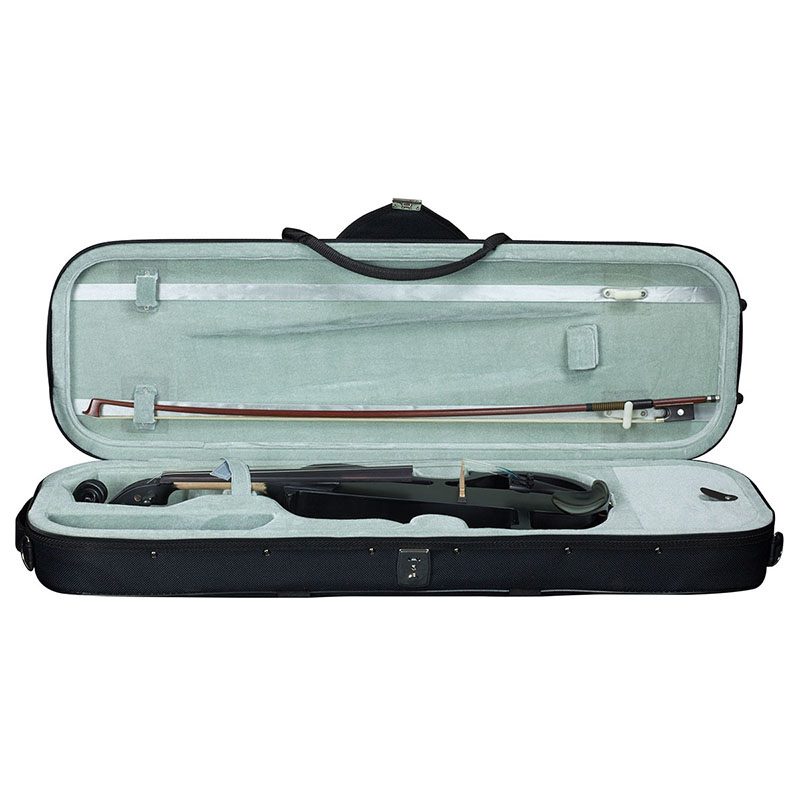Hidersine HEV1 Electric Violin - Black Satin - Image 3