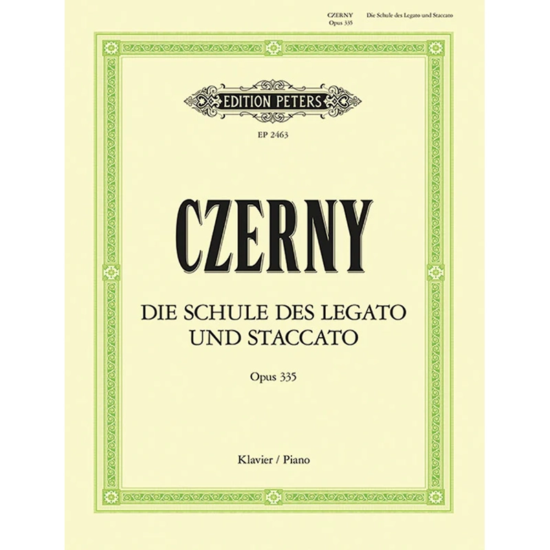 Czerny - School of Legato and Staccato - Op. 335 - Piano