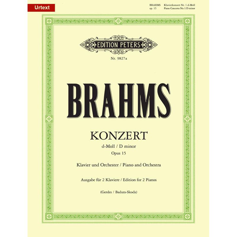 Brahms - Concerto No. 1 in D Minor - Op. 15 - Piano And Orchestra