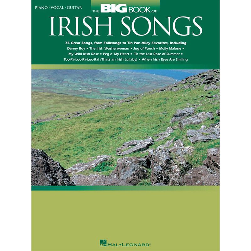 The Big Book of Irish Songs - Piano, Vocal and Guitar (PVG).