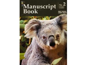Koala Manuscript Book NO.2 - 32 Pages - 12 Staves