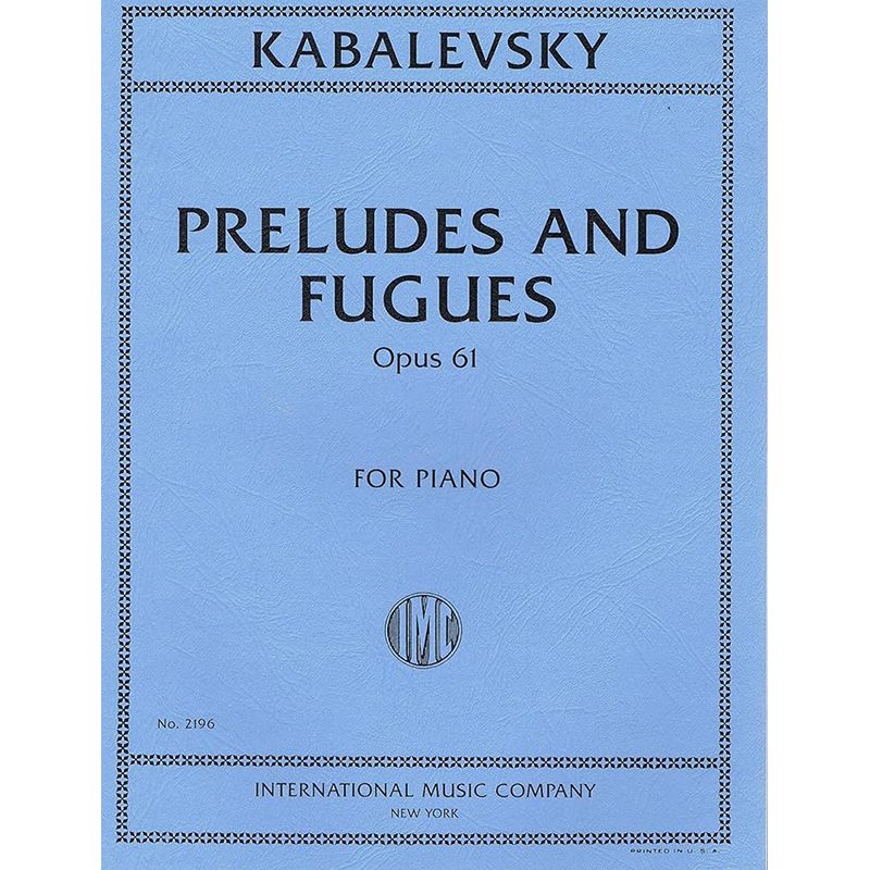 Kabalevsky - 6 Preludes and Fugues for Piano Op. 61