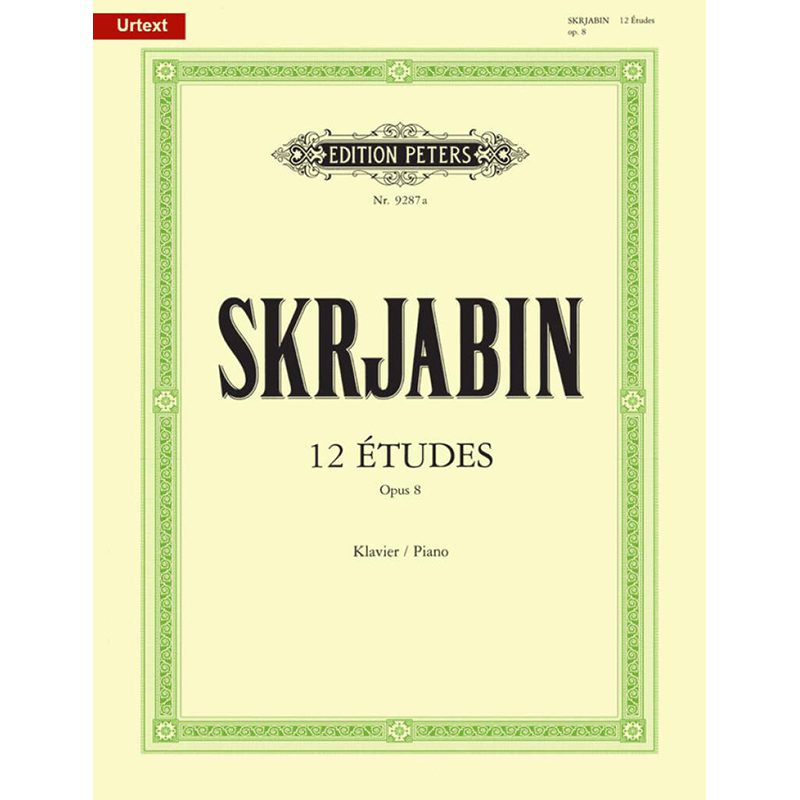 Skrjabin - 12 Etudes Op. 8 for Piano