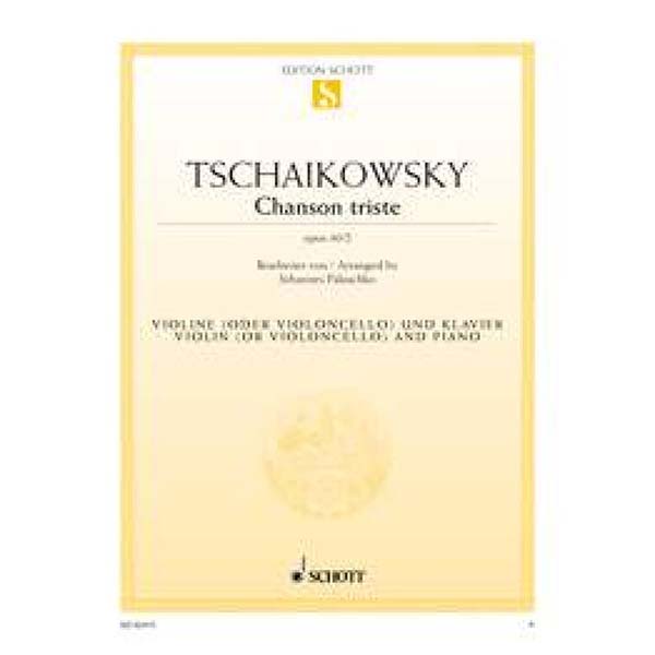 Tschaikovwsky - Chanson Triste Op. 40 No. 2 for Piano.