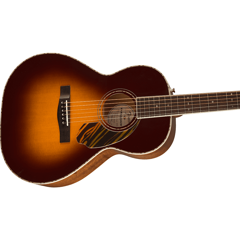 Fender Paramount PS-220E Parlour - 3 Tone Vintage Sunburst - Image 2