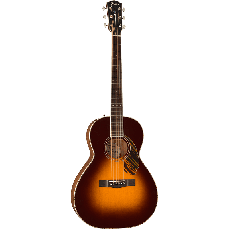 Fender Paramount PS-220E Parlour - 3 Tone Vintage Sunburst - Image 3