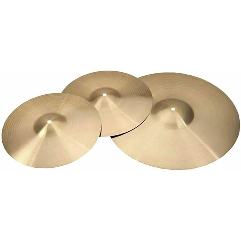 Ludwig Accent Fuse 5-Pc Drum kit w/Cymbals + Hardware - Silver Foil - Image 3