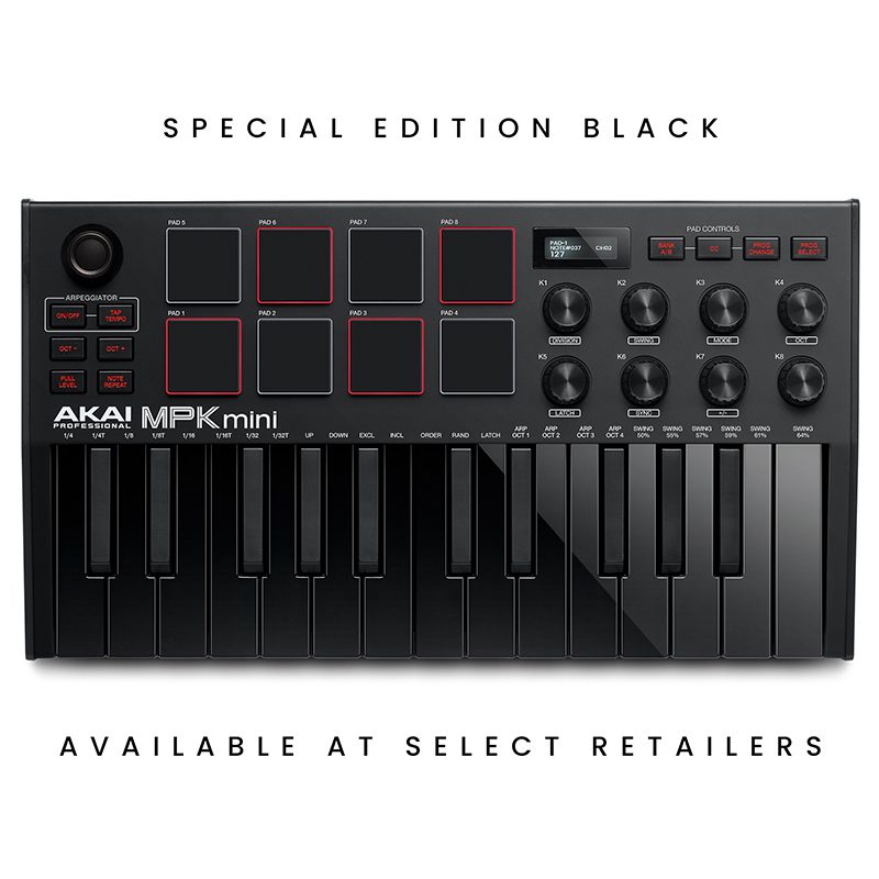 Akai MPK Mini MK3 - Ltd Ed Black - Image 2