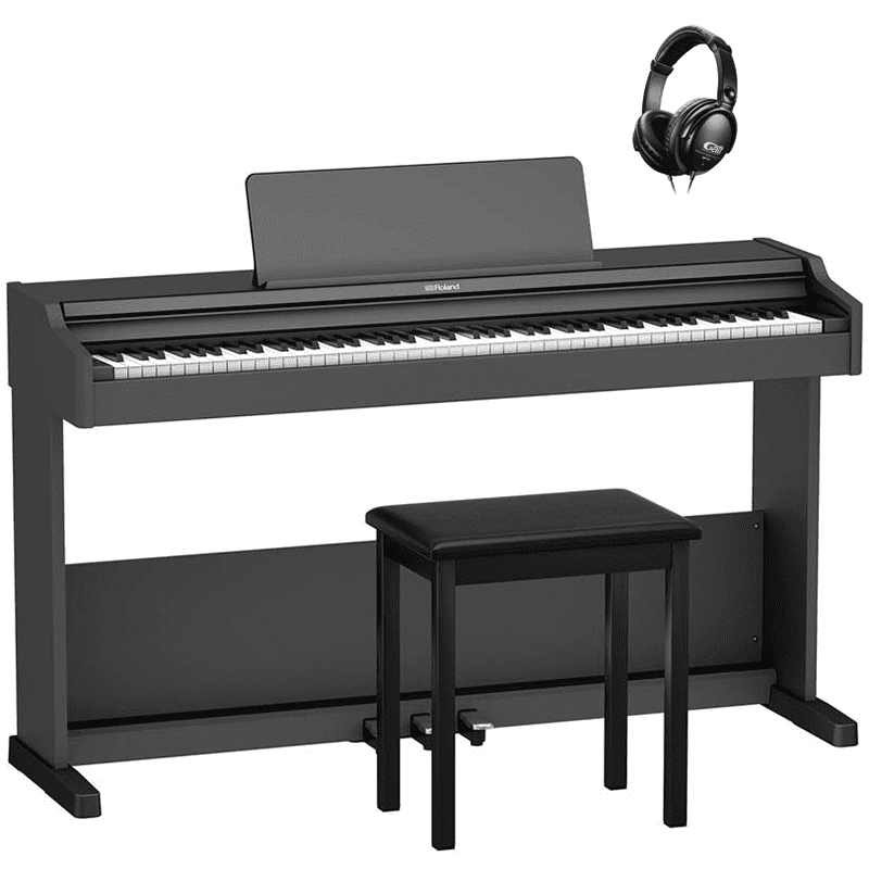 Roland RP107 Digital Piano Home Set w/Bench + Headphones