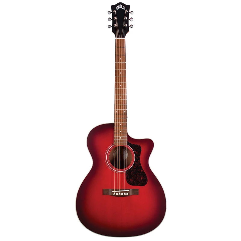 Guild Westerly OM-240CE - Oxblood Burst - Image 4