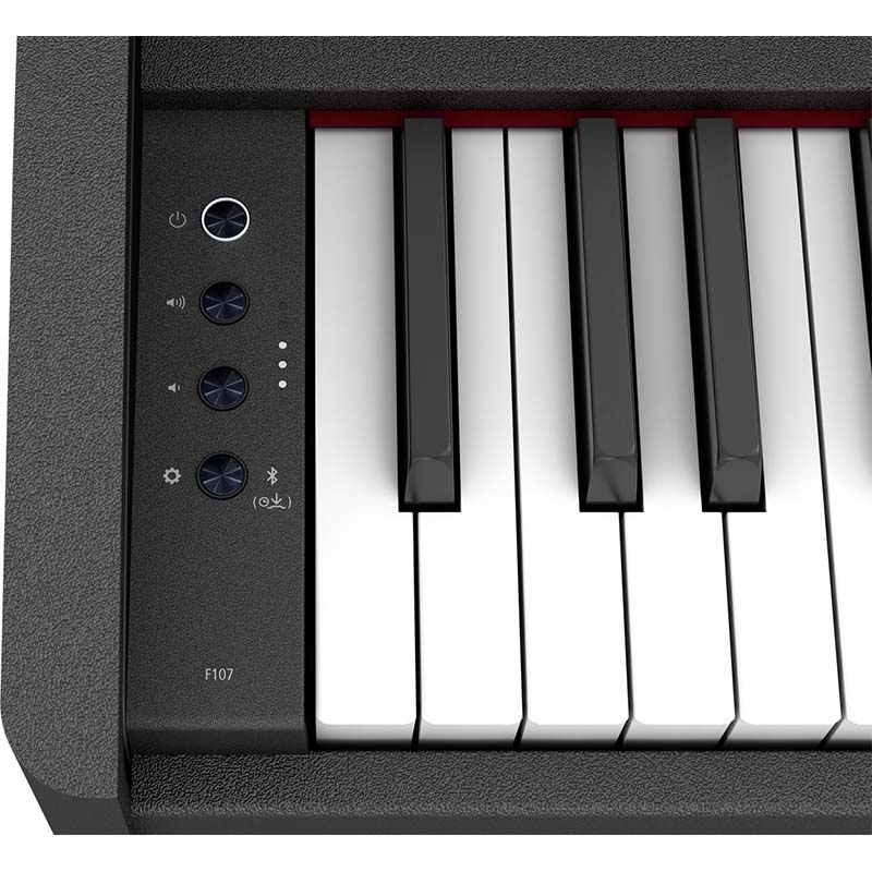 Roland F107BK Digital Piano Home Set w/Bench + Headphones - Image 8