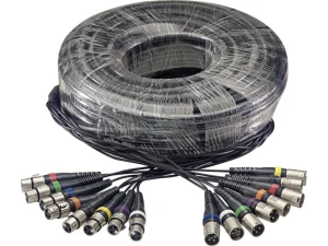 STAGG 30M Multicore 8 XLR Male - 8 XLR Female