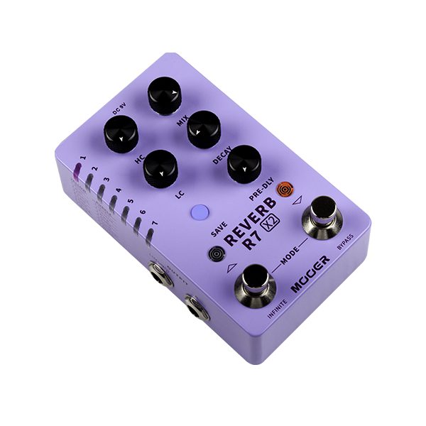 MOOER R7 X2 Reverb - Dual Stereo Reverb Pedal - Image 3