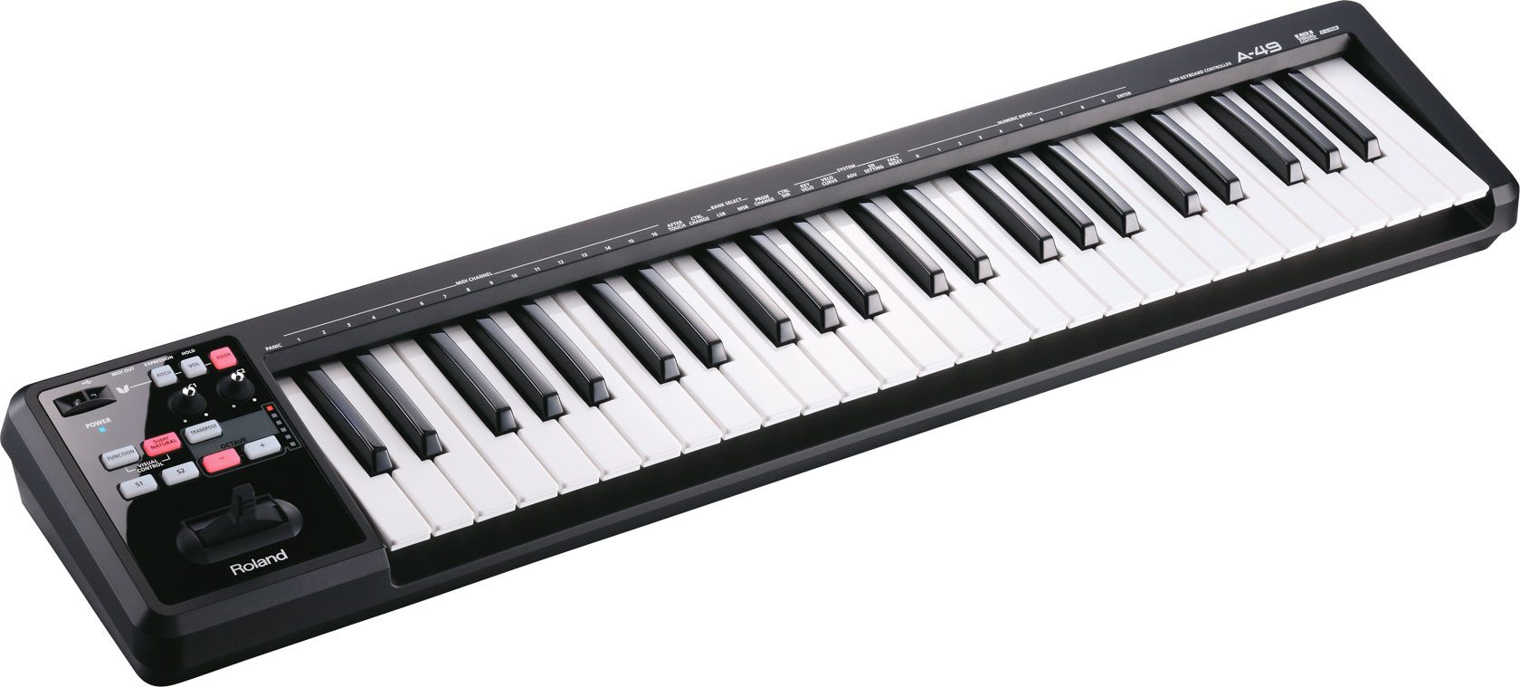 Roland A-49 MIDI Keyboard Controller - Black - Image 3