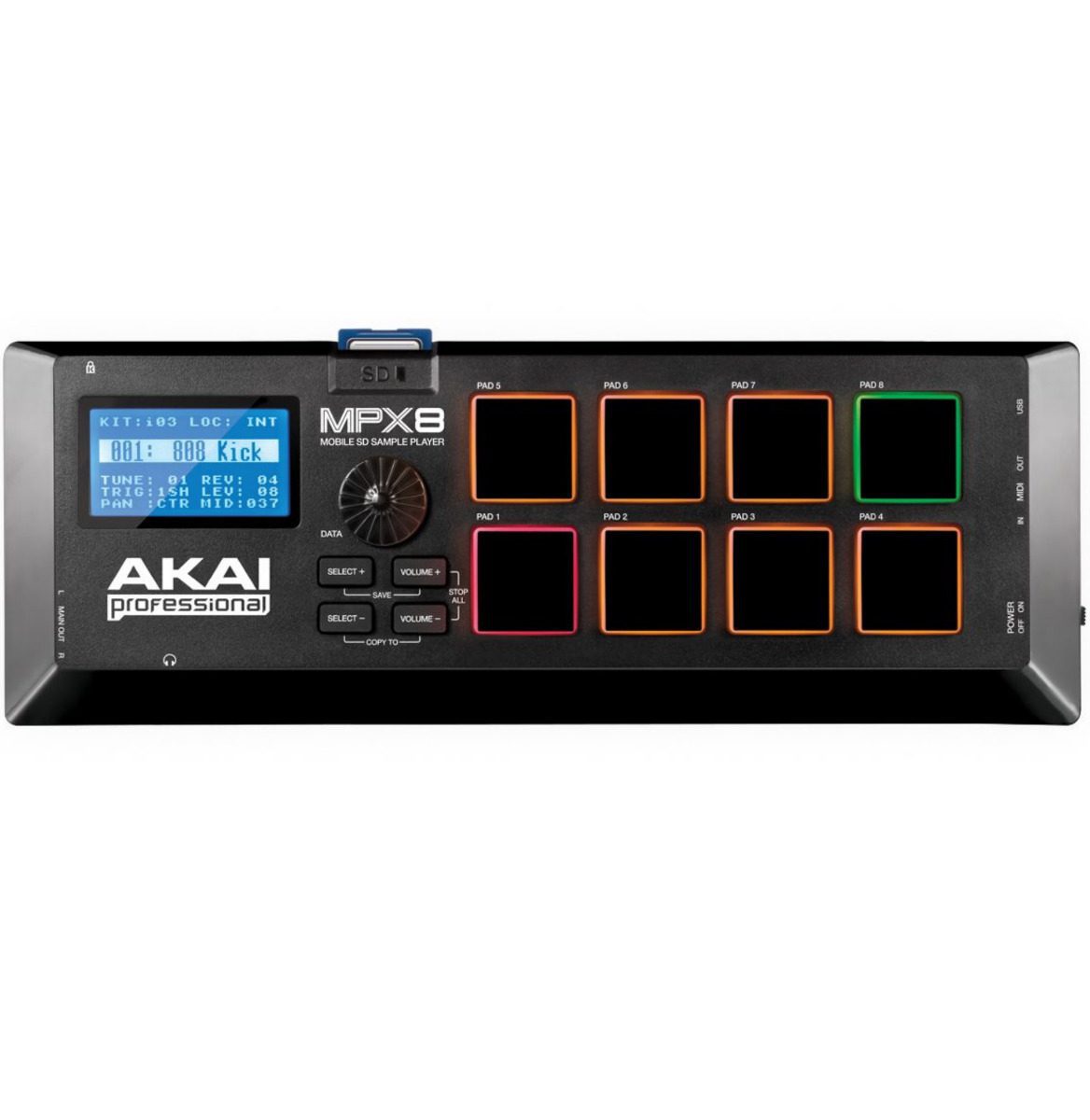Akai MPX8 Mobile SD Sample Player
