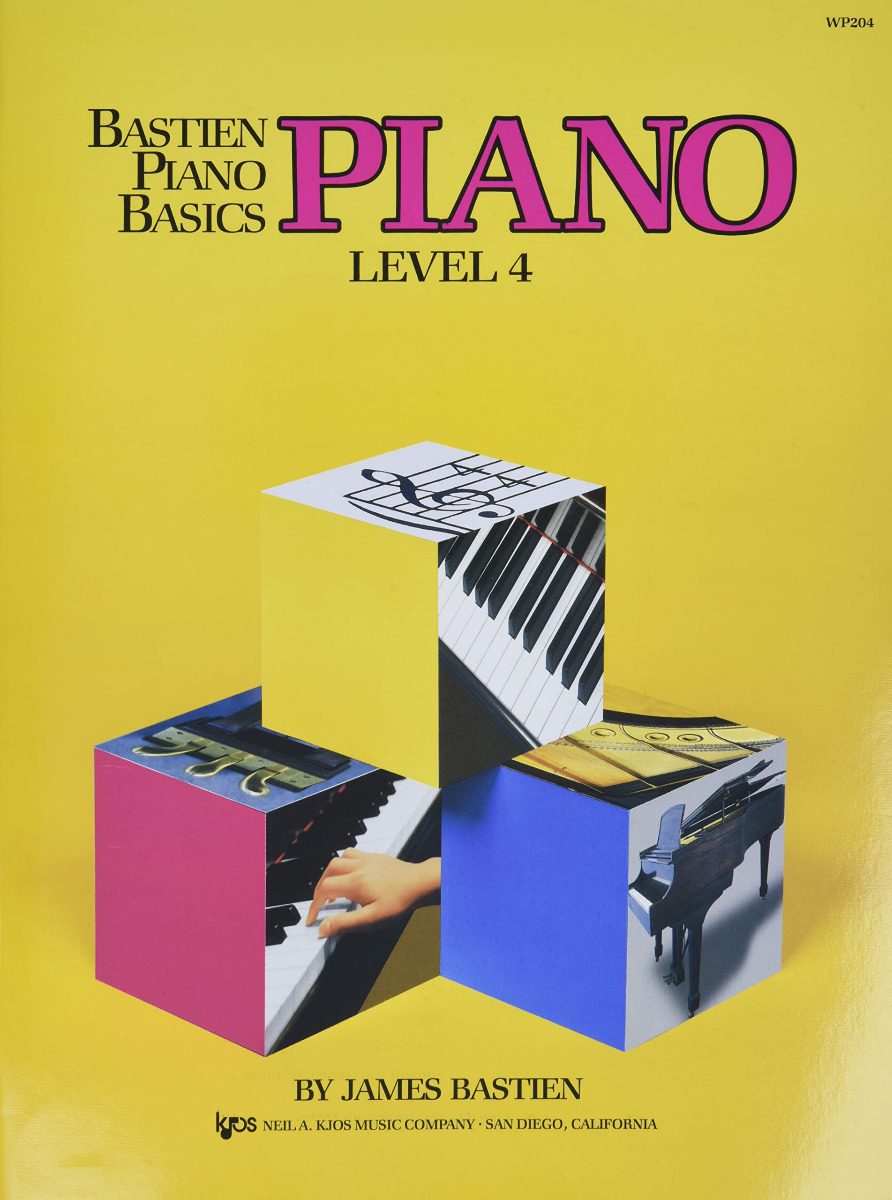 Bastien Piano Basics Level 4 "Piano"WP204 (For The 7-11 year old beginner)