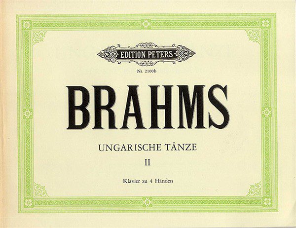 Brahms - Hungarian Dances Volume 2 for Piano Duet.