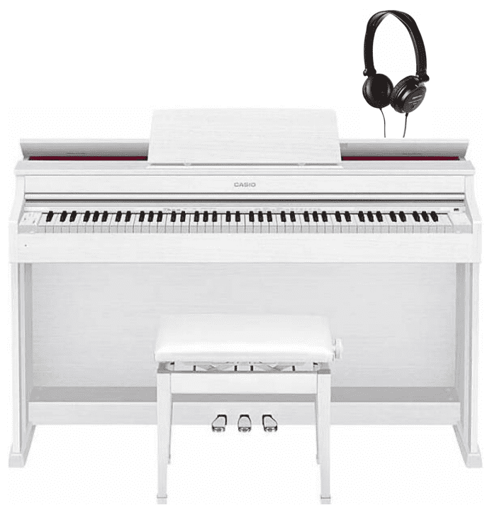 Casio AP-470WE Celviano Digital Piano Home Set - White - Image 2