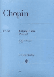 Chopin Ballade F -dur / F major Op. 38. - Piano.
