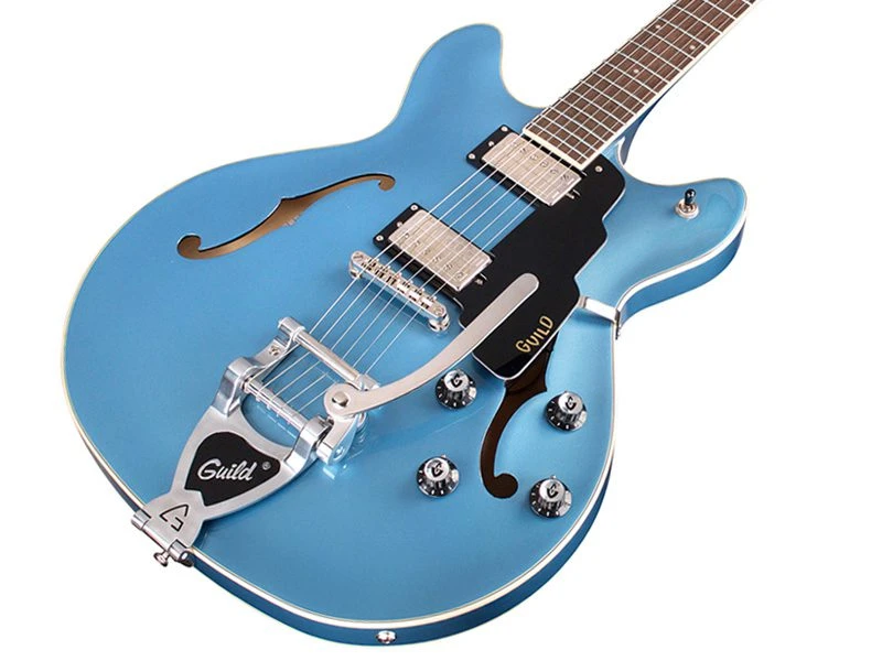 Guild Starfire I DC w/Vibrato - Pelham Blue - Image 2
