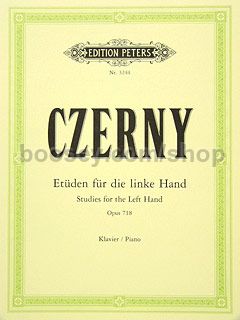 Czerny Etuden fur die linke Hand / Studies for the Left Hand Op. 718 - Piano