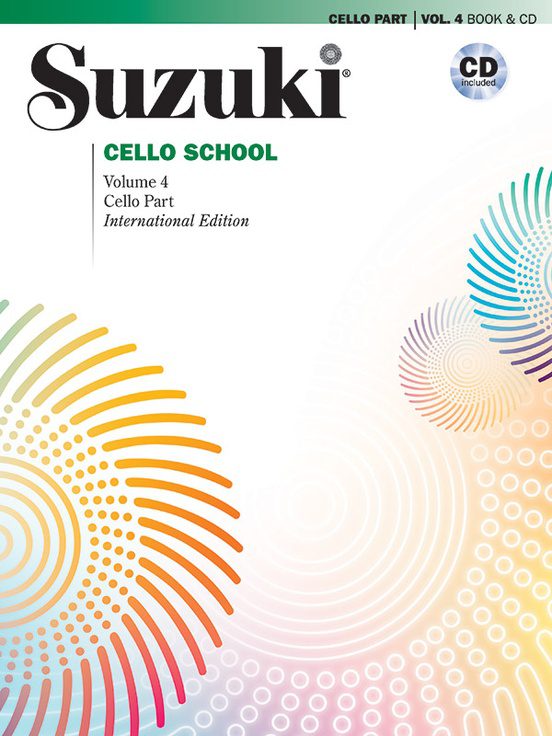 Suzuki Cello School Vol 4 With CD
