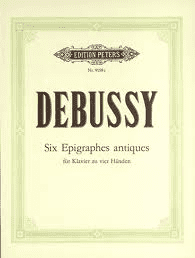 Debussy - Six Epigraphs Antiques for Piano Four Hands.