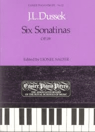 Dussek Six Sonatinas Op. 19 - Piano