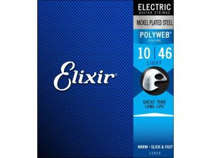Elixir Electric Medium (.10-.46) Nickel Plated Steel w/POLYWEB Coating