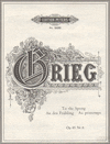 Grieg To the Spring Op. 46, No. 6 - Piano