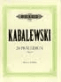 Kabalevsky 24 Preludes/ Praludien Op. 38 - Piano.