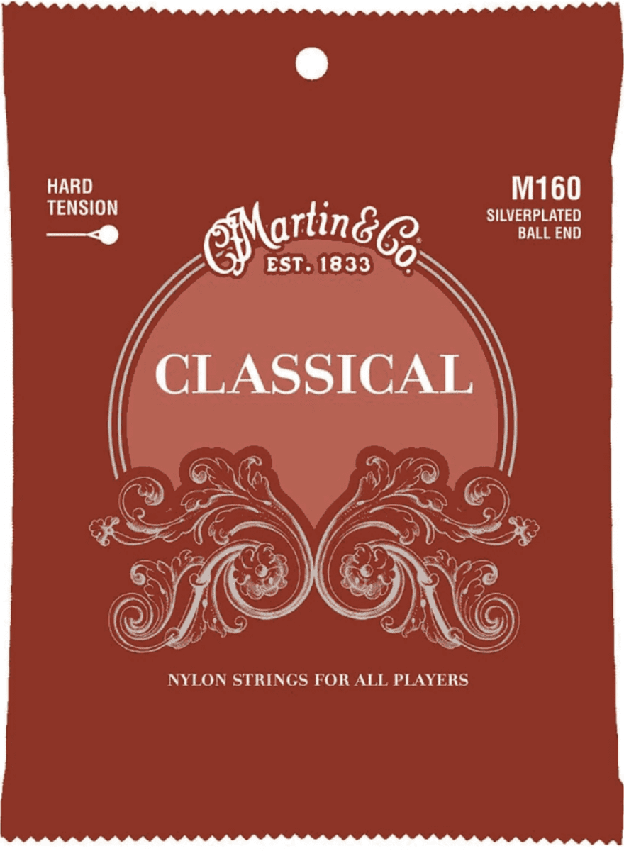 Martin M160 Classical Guitar Strings - Hard Tension