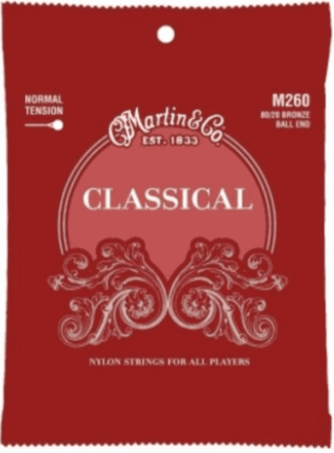 Martin M260 Classical Guitar Strings - Normal Tension