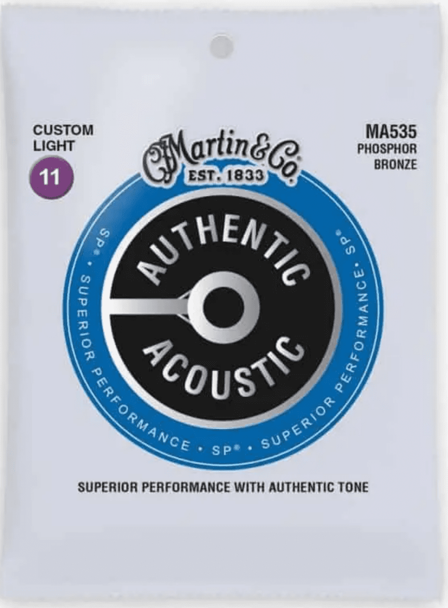Martin Authentic Acoustic SP Custom Light .11-.52 - Phosphor Bronze